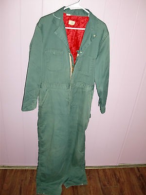 Vintage BLUE BELL Wrangler Mechanics Insulated WORK SUITCOVERALLS wear 