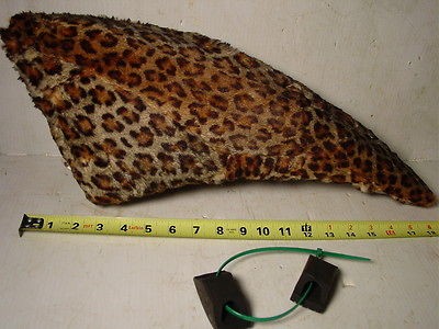   REAL LEOPARD FUR TANK Kustom Kruiser Dyno stretch chopper bike