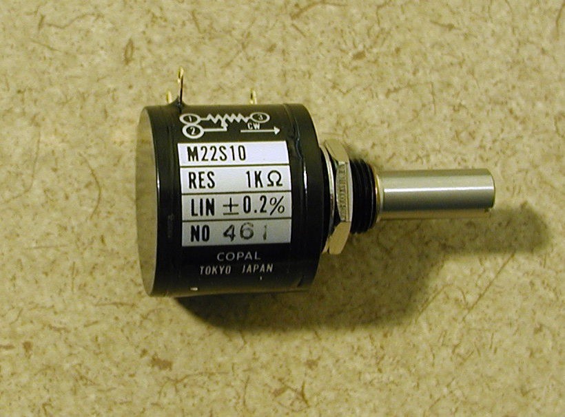 Potentiometer 10 Turn M22S10 1K ohm Copal Japan