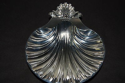 SHELL CANDY DISH WITH SCALLOPED EDGE SHEFFIELD ENGLAND 1700 1800