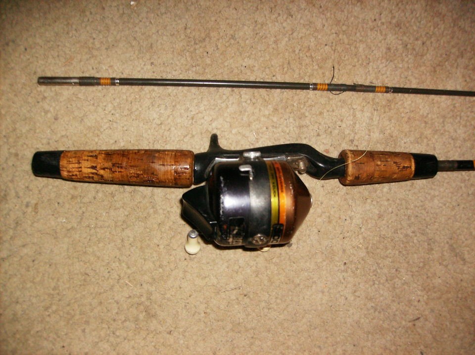 Zebco Zebco rod and reel   Zebco 600 reel + 5.5 ft cork handled 