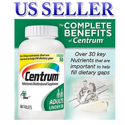 CENTRUM MULTIVITAMIN MULTIMINERAL SUPPLEMENT 365 TABS