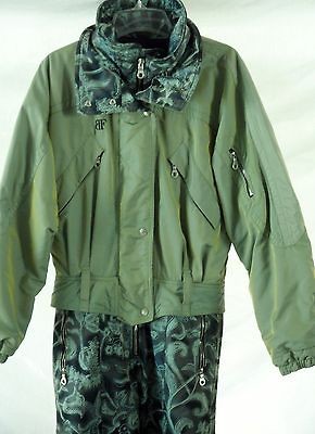 SNOWSUIT One piece Gorgeous Greens Sz 46 by Belfe Limited XLNT Cond