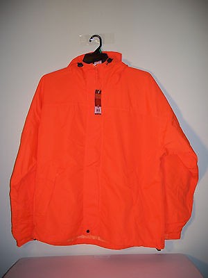 HUNTERS ADVANTAGE BLAZE ORANGE HUNTING OR SAFETY WATERPROOF JACKET