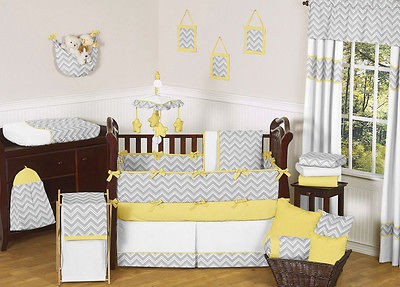 yellow grey bedding in Comforters & Sets