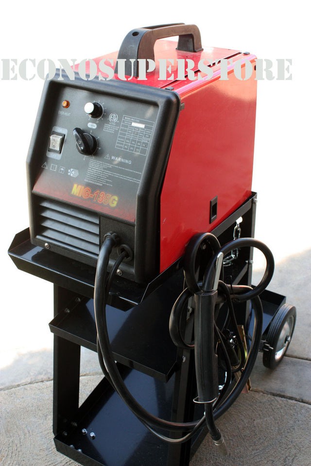 Flux Core Welder MIG 135 Gas/No Gas Welding 220v 120AMP