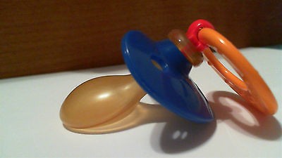 NUK 5 pacifier  ROYALBLUE/RED/​ORANGE  for your big baby (PRIVATE 