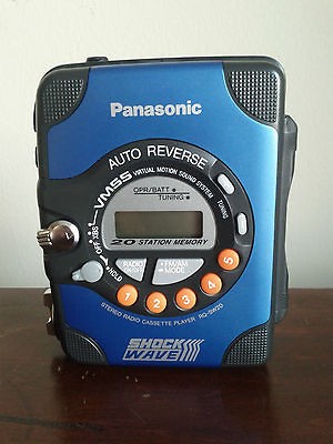 Panasonic Shock Wave stereo FM/AM radio cassette player RQ SW20 on 