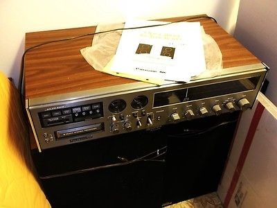 PANASONIC RE 8140, 8 TRACK RECORDER/PLAYE​R, STEREO RECEIVER. W 