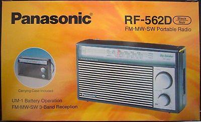 NEW*** PANASONIC RF 562D AM FM SW Shortwave Transistor Radio