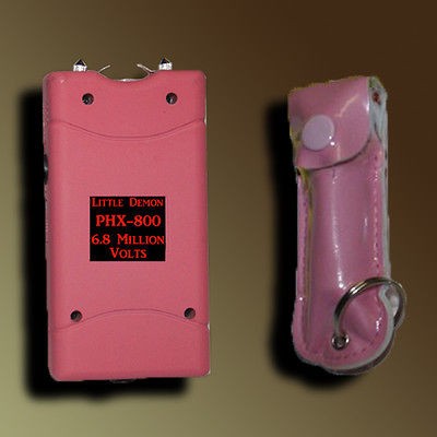 Pink Pepper Spray & Pink Little Demon™ PHX 800™ 6.8 Million Volt 