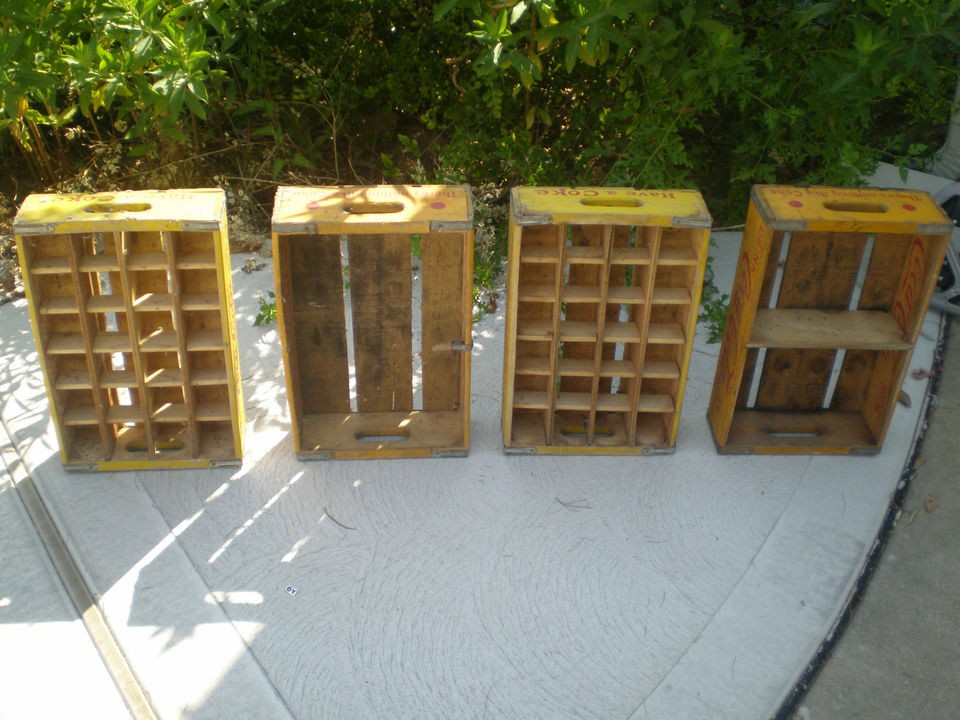 Coca Cola Wood (24) Bottle Crates 4