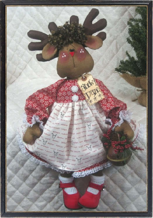 Primitive Raggedy 21~ROXY REINDEER~PATTERN #231 ♥