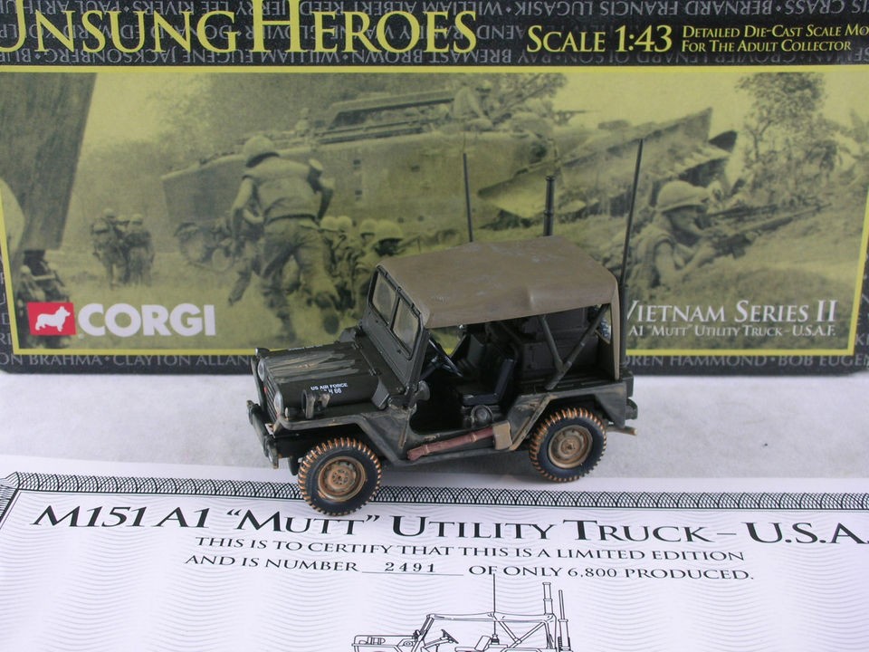 Corgi US50105 M151 MUTT Utility Truck   USAF Vietnam Series II