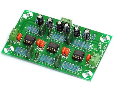 Stereo MM Phono RIAA Preamplifier Module Board, OPA2134