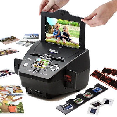   Fuctiona​l Photo Print+35mm Film+Slide Scanner w/ 2.4 LCD & SD Slot