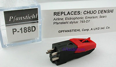 PHONOGRAPH CARTRIDGE PFANSTIEHL P 188D, MAGNAVOX, 