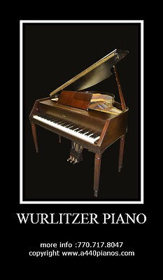   CASE WURLITZER 48 GRAND PIANO &STEINWAY BENCH (WWW.A440PIANO​S