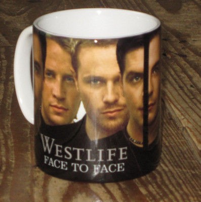 Westlife Face to Face Advertising MUG