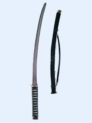 Rubies Halloween Plastic Ninja Sword & Sheath 29 Long Costume Black 