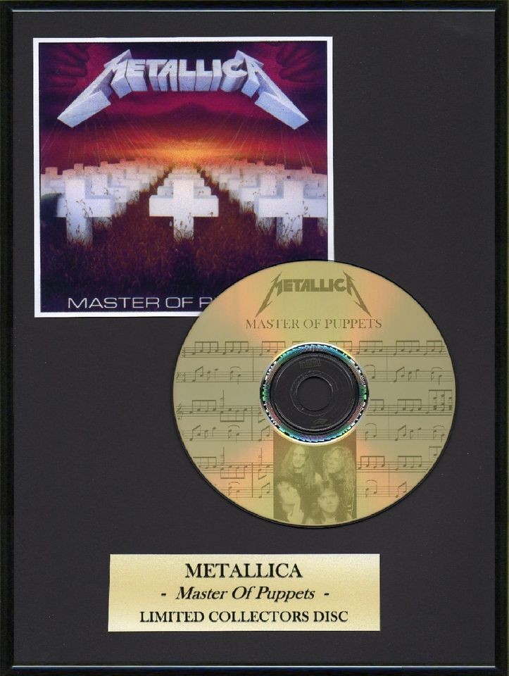 METALLICA   Framed Collectors Display