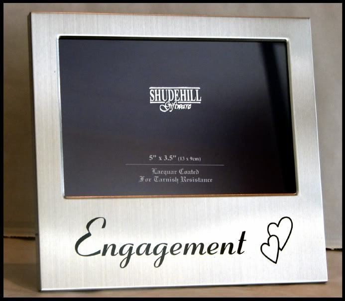 engagement picture frames