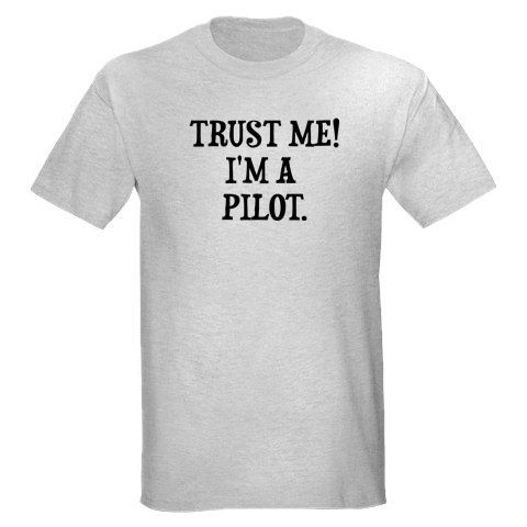 TRUST ME IM A PILOT AIRPLANE PLANE CESSNA PIPER CUB T SHIRT