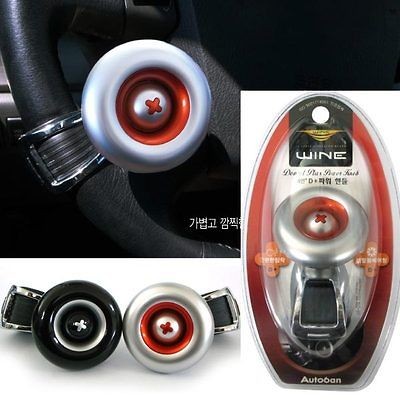 Brand New Car Donut Plus Power Steering Wheel Spinner Knob Handle 