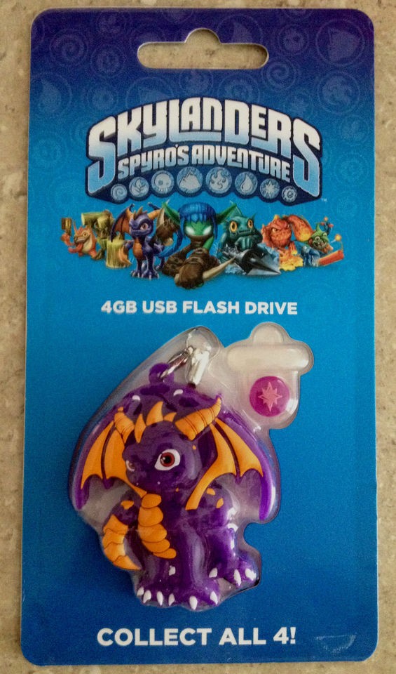 SKYLANDERS   SPYRO THE DRAGON   4GB USB FLASH DRIVE **NEW**