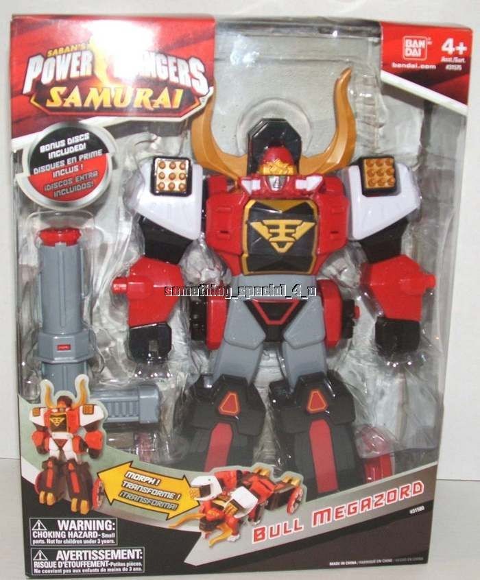 NEW Power Rangers Samurai Deluxe Bull Megazord