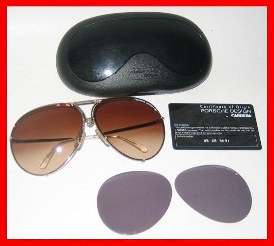 EXC UNWORN VINTAGE PORSCHE DESIGN CARRERA SUNGLASSES AVIATOR 5623 