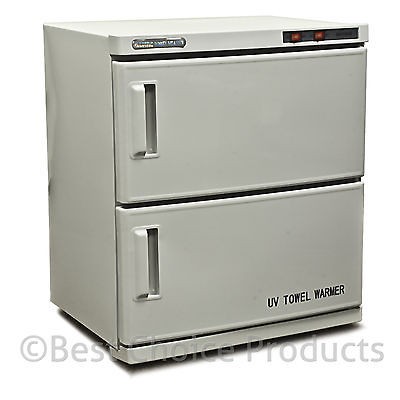 New 32L Dual Function UV Light Hot Double Towel Sterilizer Warmer Spa 