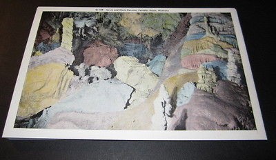 Lot of 25 Old c.1950s GIANT POSTCARDS   Lewis and Clark CAVERNS 