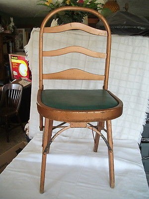 antique wooden folding chair in 1900 1950