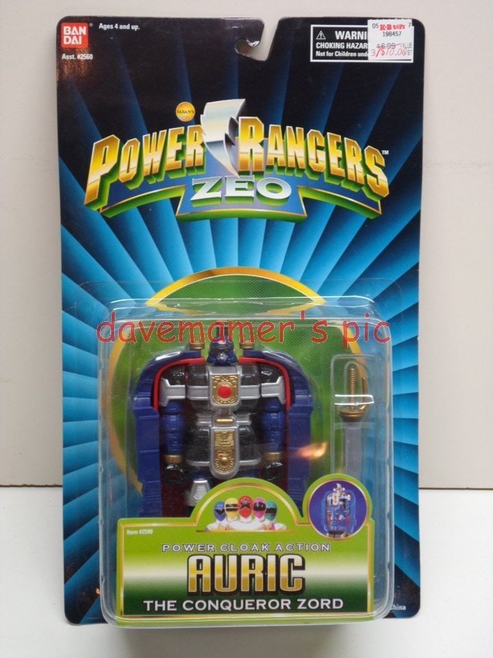 Power Rangers Zeo by Bandai 5.5 inch AURIC CONQUEROR ZORD Megazord w 