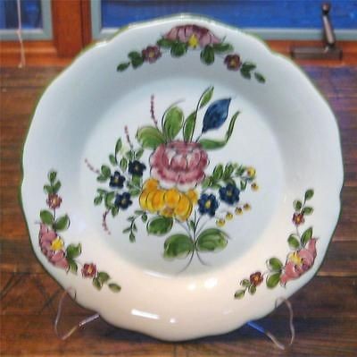   MULTI FLOWERS PLATE JAY WILLFRED MADE IN PORTUGAL ANDREA BY SADEK