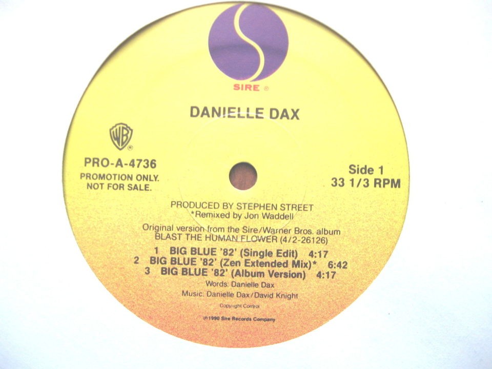   DAX, RAZORMAID   Jehovahs Precious Stone   1990   Synth Pop 12 PROMO