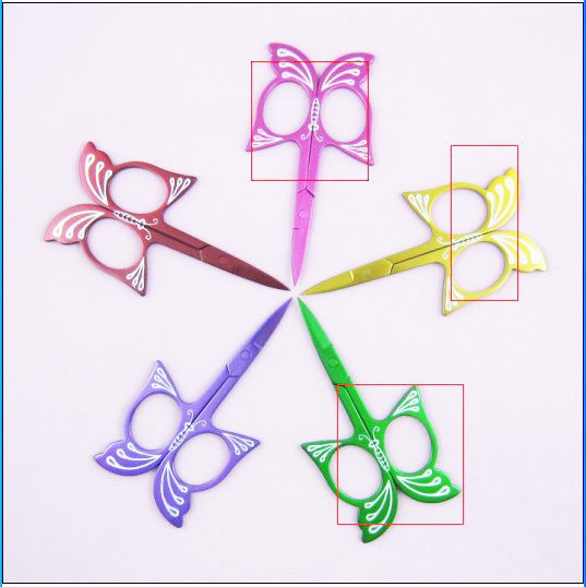 1pcs Butterfly Embroidery Tailor Sewing Craft Shears Nail Scissors