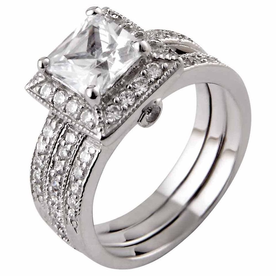 princess cut ring setting