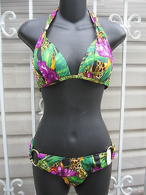 NEW NWT Victorias Secret Bikini Riviera pushup Halter Cheeky Hipkini 