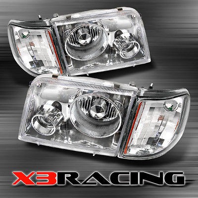 93 97 RANGER PROJECTOR HEAD LIGHTS + CORNER SIGNAL CORNER LAMPS 