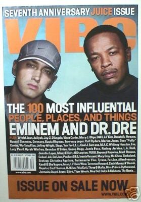 EMINEM & DR. DRE VIBE MAG POSTER   HIP HOP, RAP MUSIC