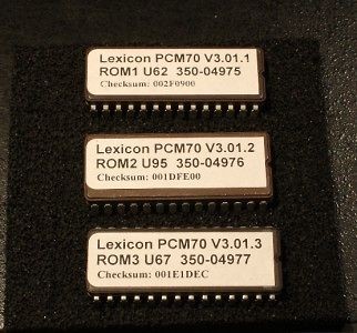 Lexicon Pcm70 Version 3.0 3.01 Eprom Upgrade