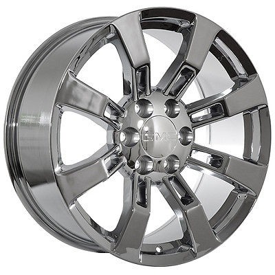 22 inch GMC truck Sierra Yukon Denali Chrome Rims Wheels