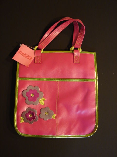 Gymboree Spring Fun Hot Pink Tote Purse Beach Bag Pocketbook NWT New