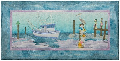 McKenna Ryan Quilt Pattern Beach Walk Days End Fishing Boat Dock 