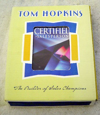 The Certified Salesperson 7 CD sales training set, Tom Hopkins & Laura 