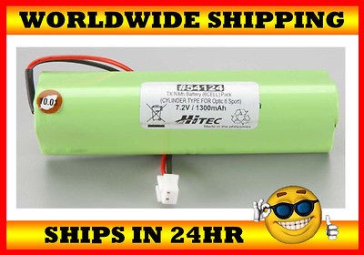 Hitec 54124 7.2V 1300mAh 6 cell Battery Optic 6 Sport Transmitter