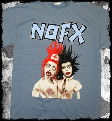 NOFX   Dolls   Pump Up The Valuum blue t shirt   Official   FAST SHIP