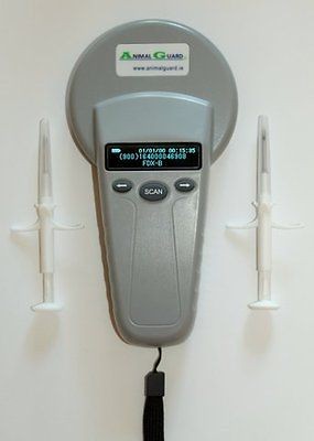 Animal Pet Microchip Scanner/Reader + 25 Microchips